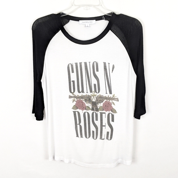 Daydreamer Guns N' Roses Half Sleeve Graphic Tee - Picture 1 of 5